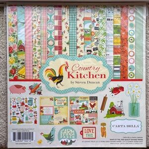 Carta Bella Country Kitchen Echo Park Scrapbook Collection Kit